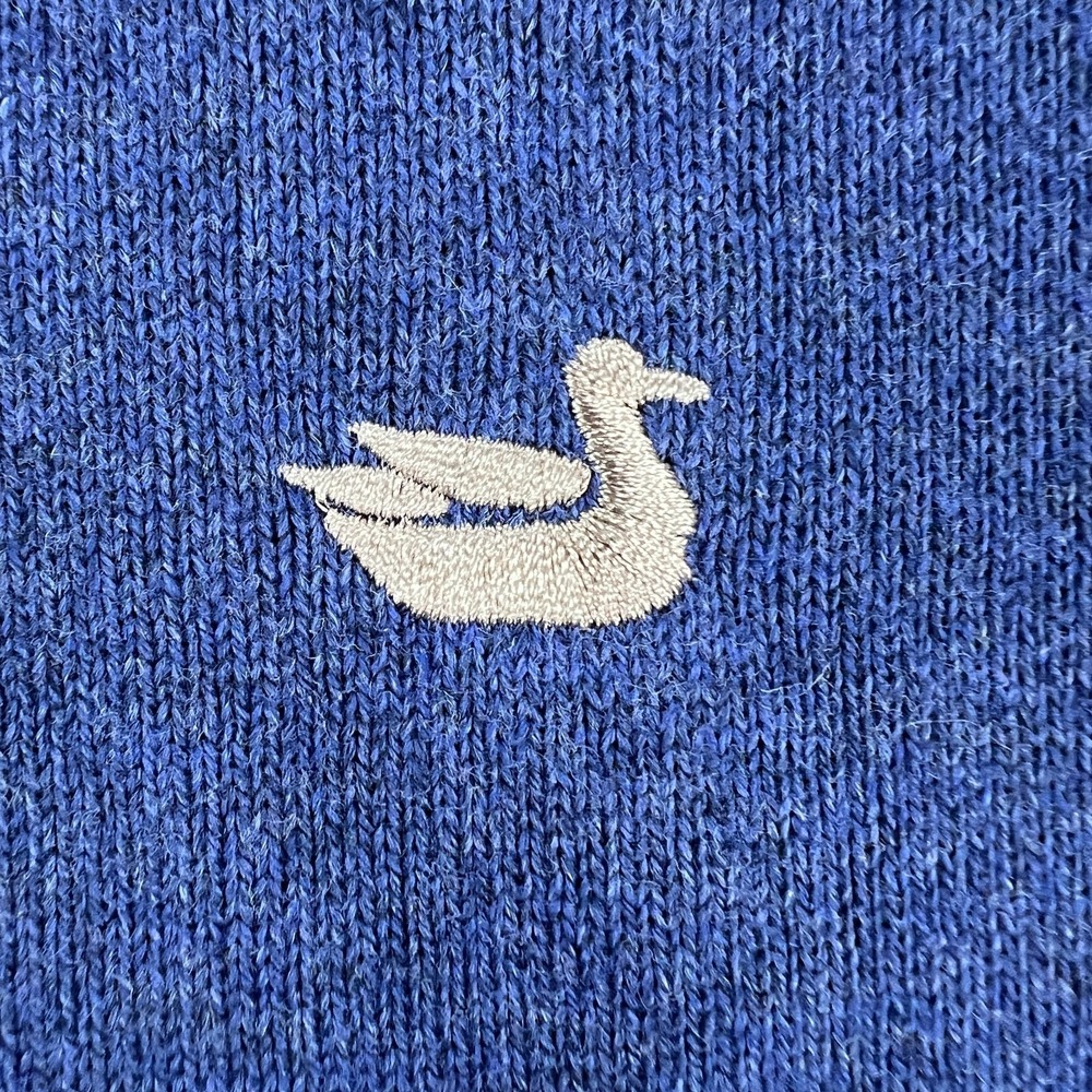 Southern Marsh Sweater Mens Large Blue V Neck Long Sleeve Casual Comfort - Picture 7 of 12
